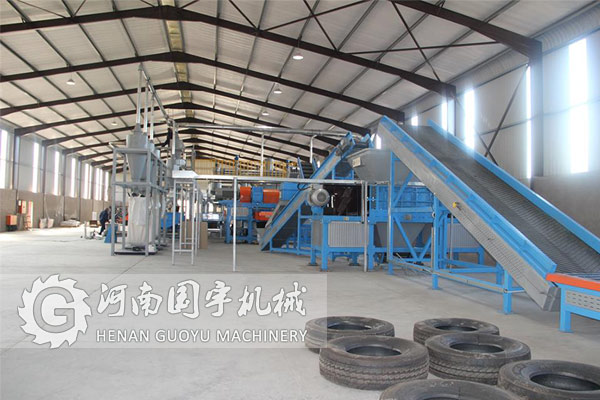废旧轮胎回收生产线